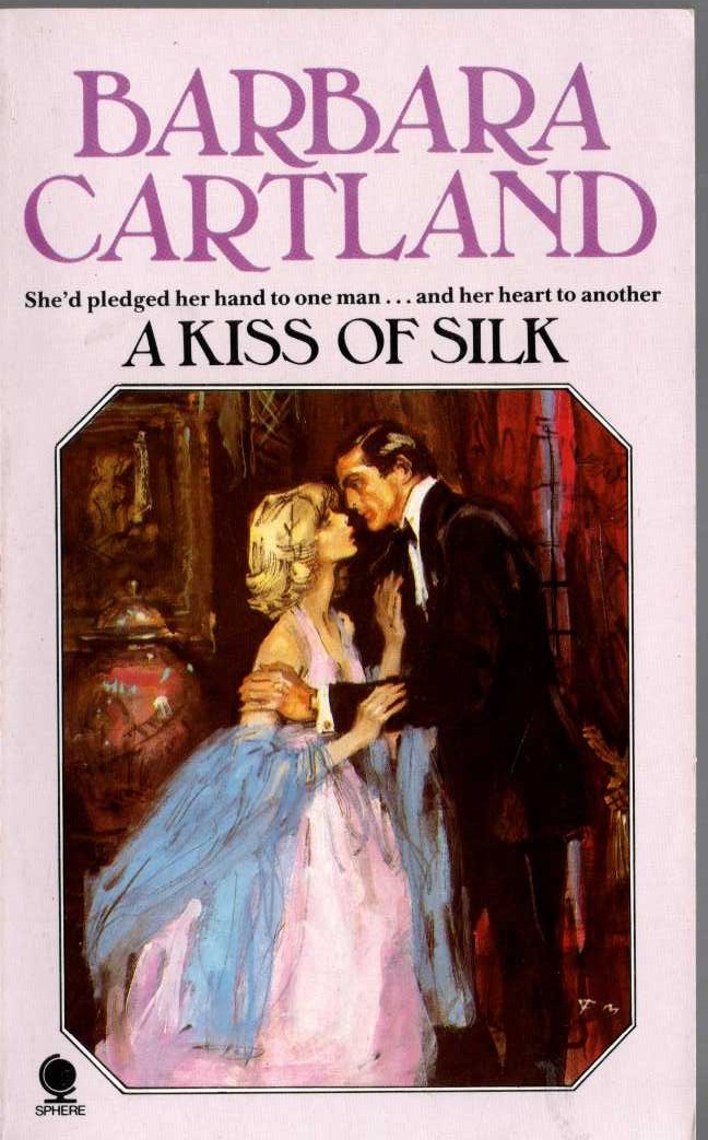 Barbara Cartland  A KISS OF SILK front book cover image