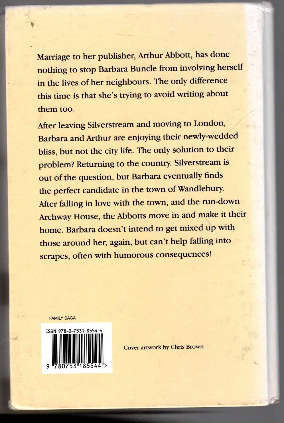 MISS BUNCLE, MARRIED magnified rear book cover image