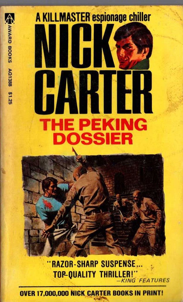 Nick Carter  THE PEKING DOSSIER front book cover image