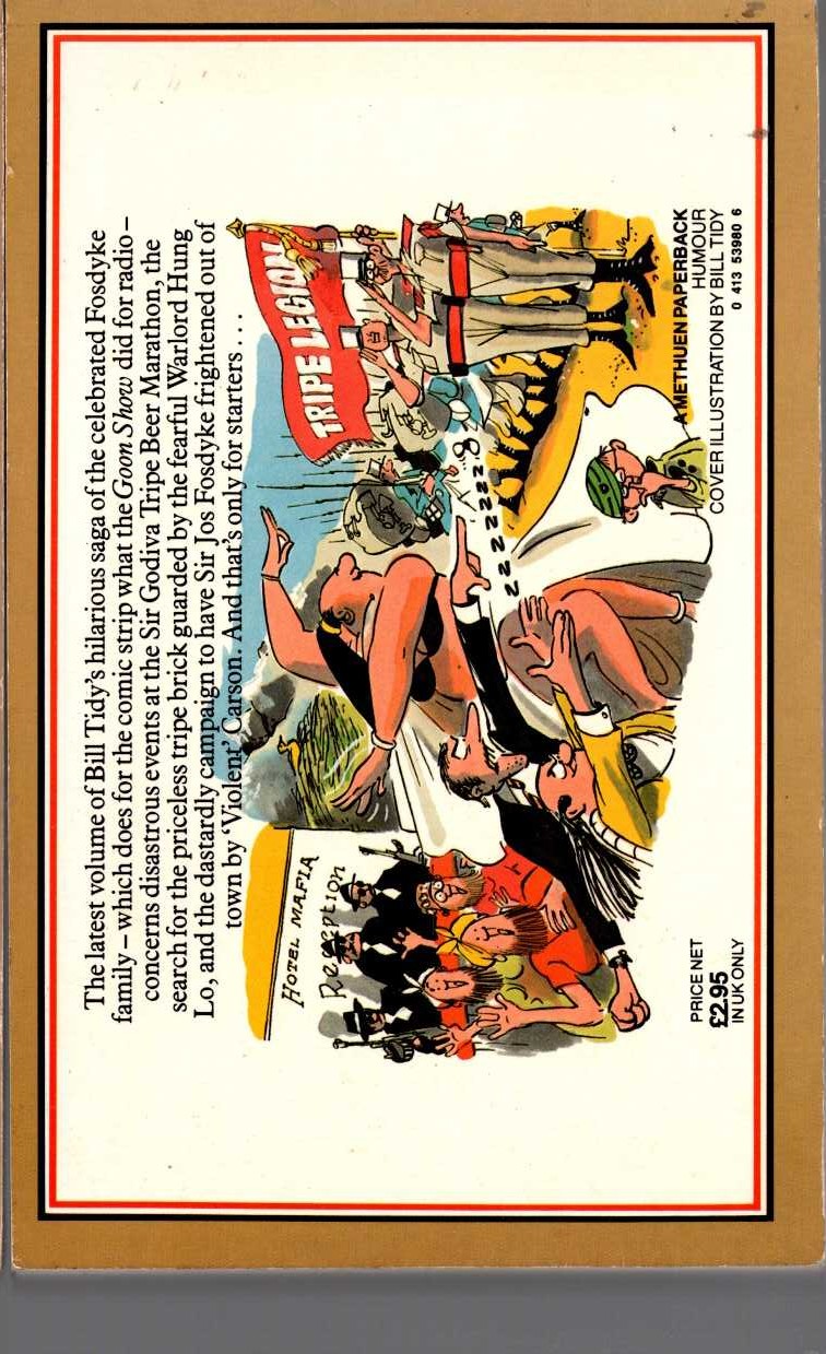 Bill Tidy  FOSDYKE SAGA. Book Thirteen (13) magnified rear book cover image