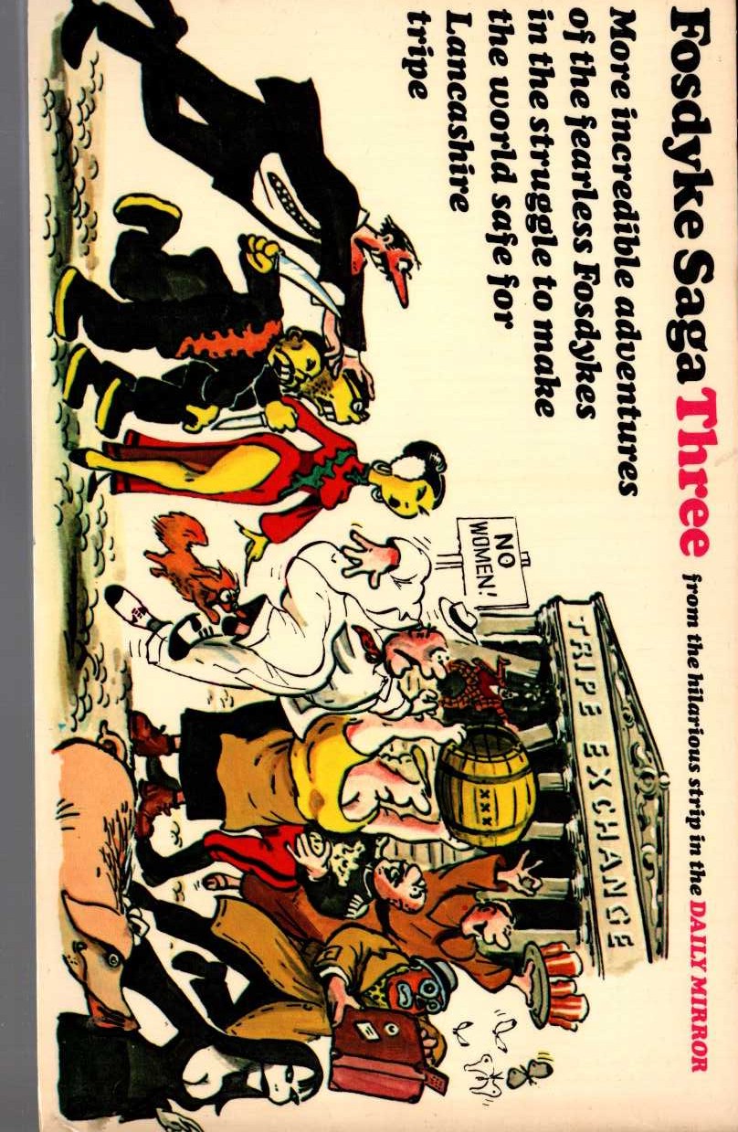 Bill Tidy  FOSDYKE SAGA. Book Three (3) magnified rear book cover image