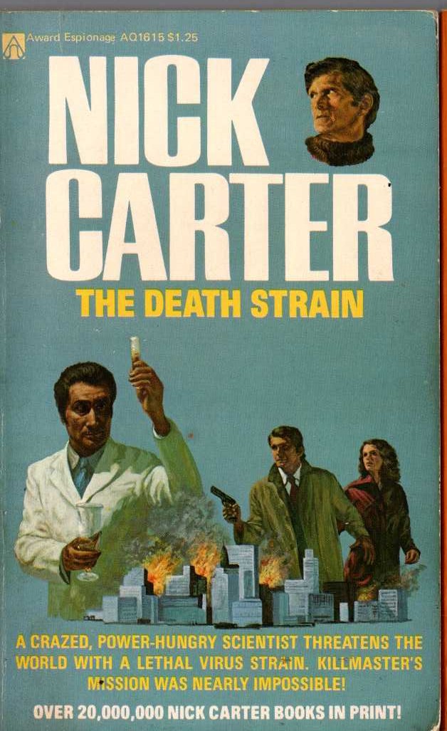 Nick Carter  THE DEATH STRAIN front book cover image