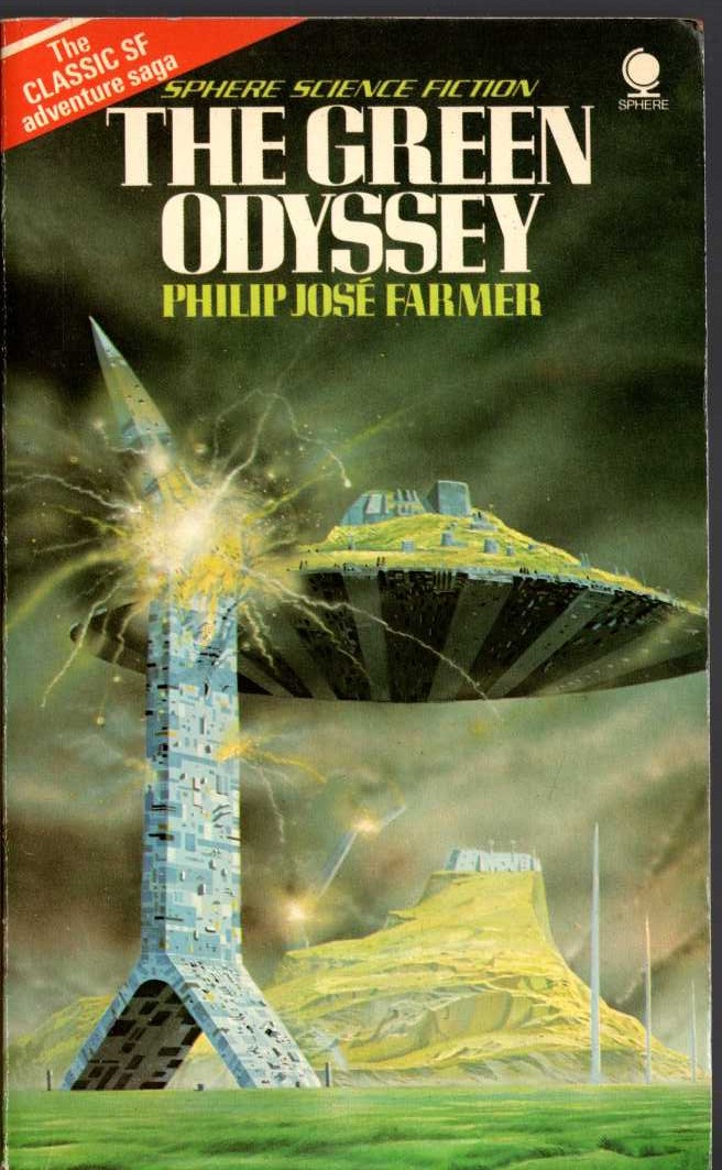 Philip Jose Farmer  THE GREEN ODYSSEY front book cover image