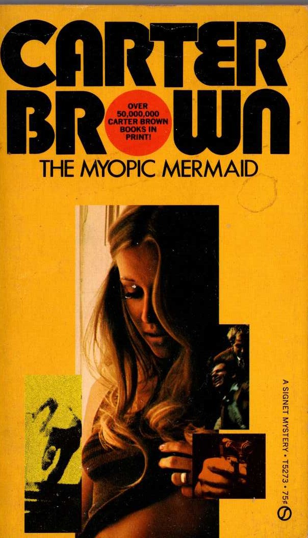 Carter Brown  THE MYOPIC MERMAID front book cover image