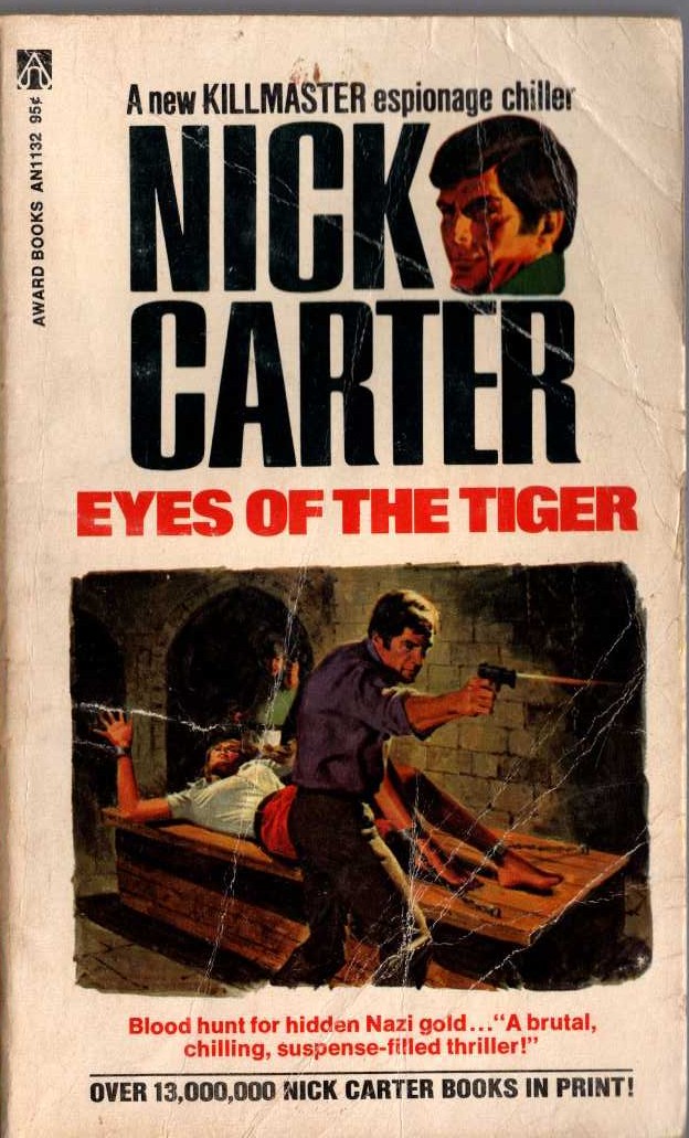 Nick Carter  EYES OF THE TIGER front book cover image