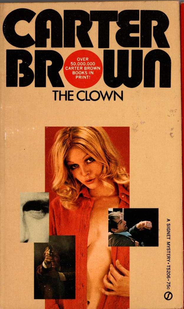 Carter Brown  THE CLOWN front book cover image