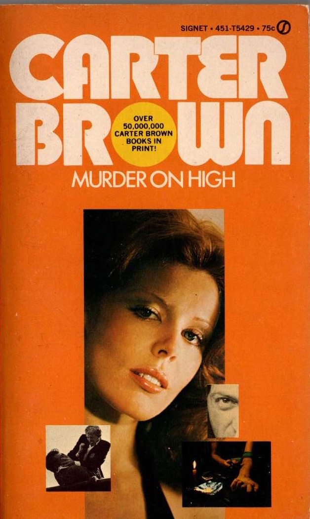 Carter Brown  MURDER ON HIGH front book cover image