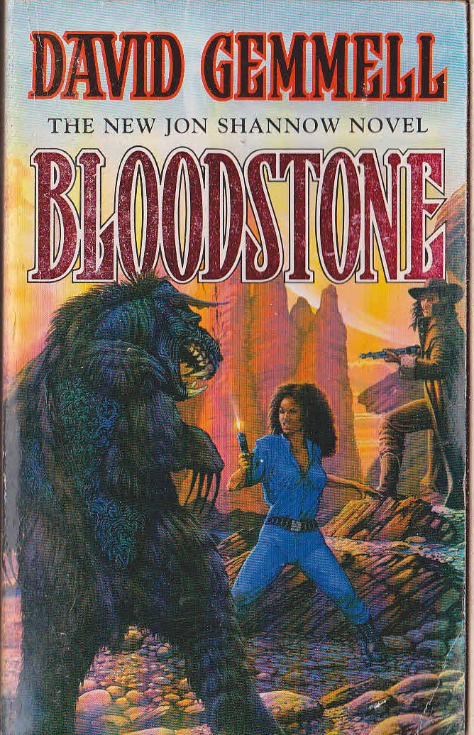 David Gemmell  BLOODSTONE front book cover image