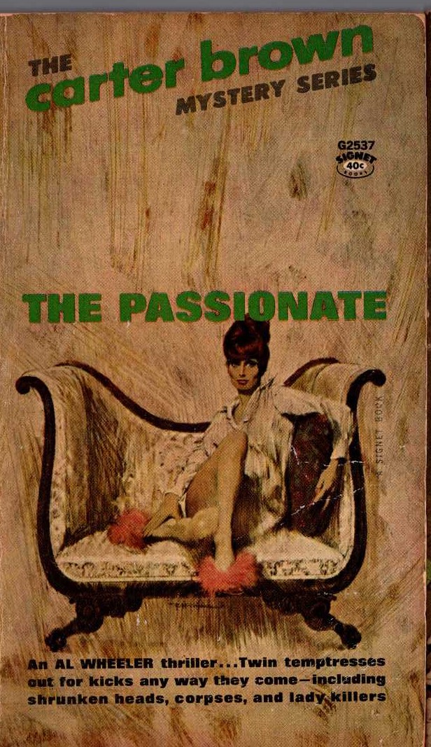 Carter Brown  THE PASSIONATE front book cover image