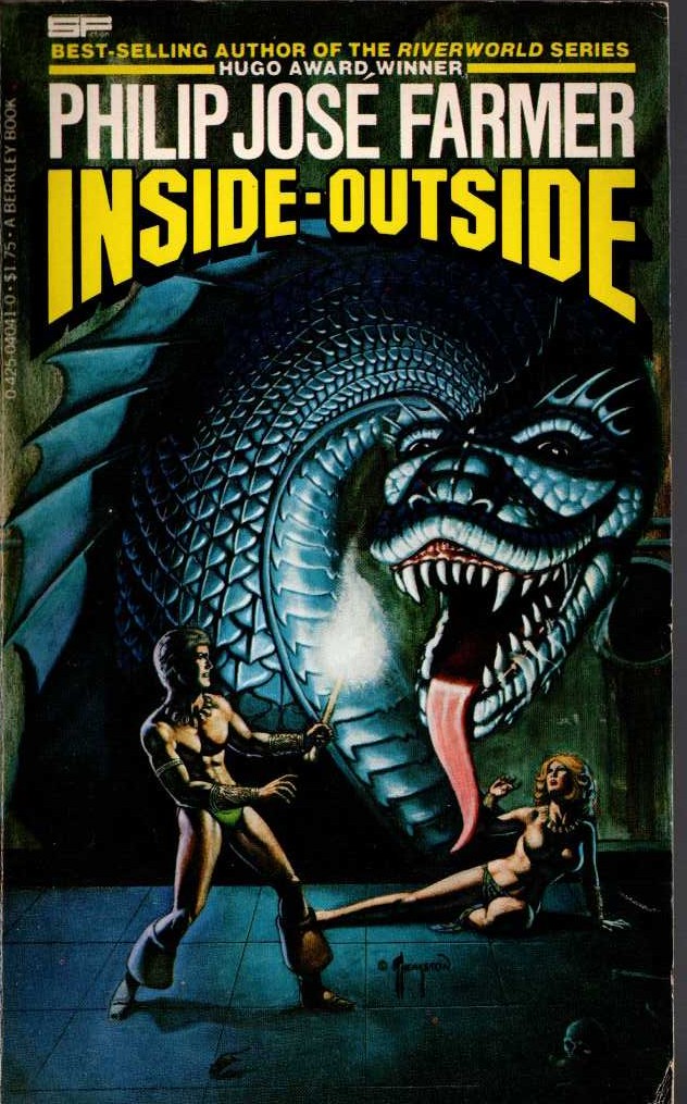 Philip Jose Farmer  INSIDE-OUTSIDE front book cover image