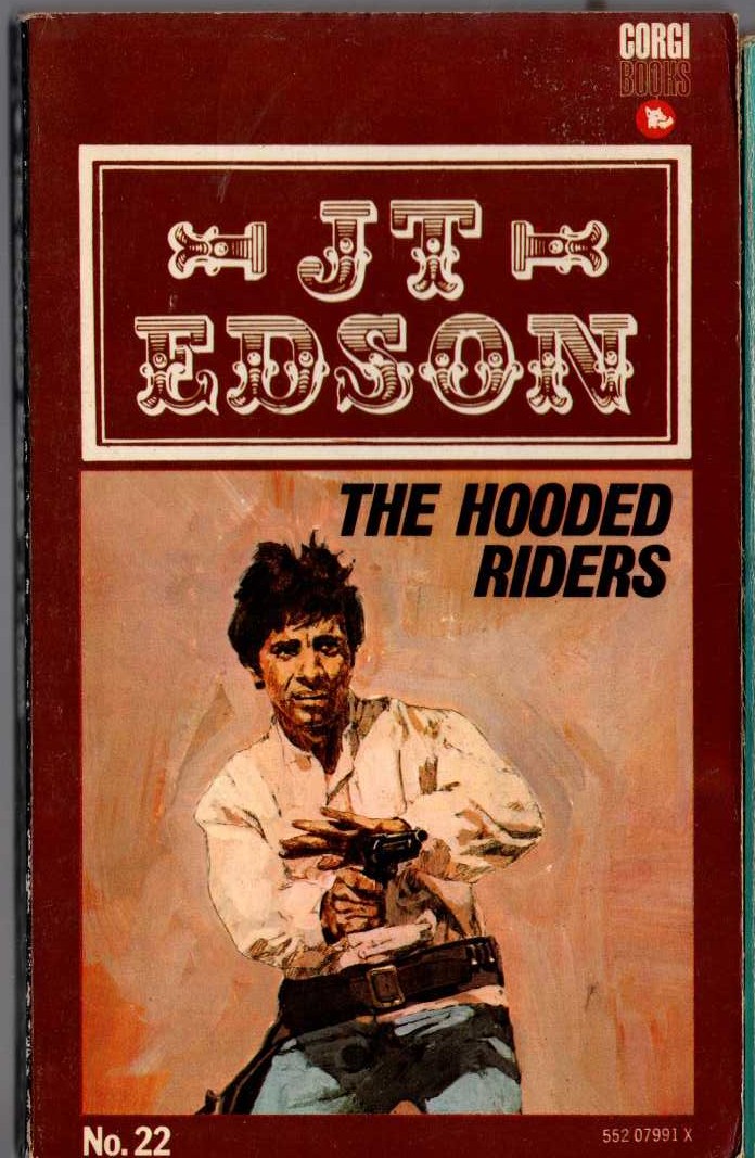 J.T. Edson  THE HOODED RIDERS front book cover image