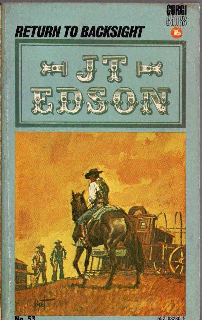 J.T. Edson  RETURN TO BACKSIGHT front book cover image