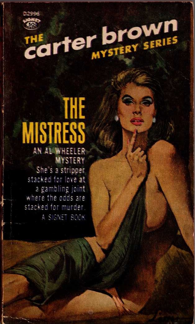 Carter Brown  THE MISTRESS front book cover image