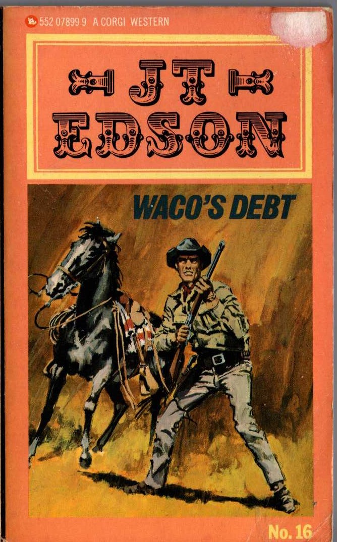 J.T. Edson  WACO'S DEBT front book cover image