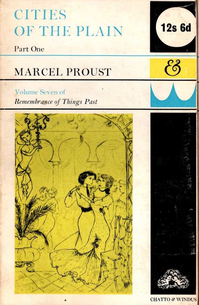 Marcel Proust  CITIES OF THE PLAIN. Part One front book cover image