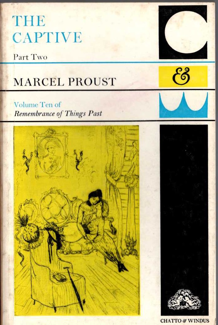 Marcel Proust  THE CAPTIVE. Part Two front book cover image