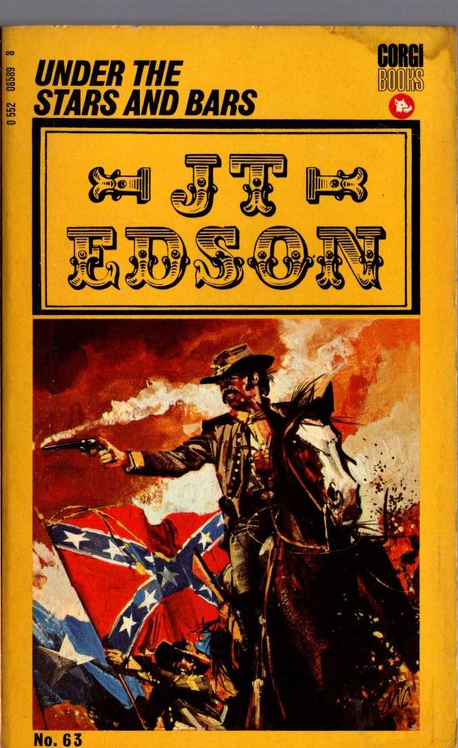 J.T. Edson  UNDER THE STARS AND BARS front book cover image