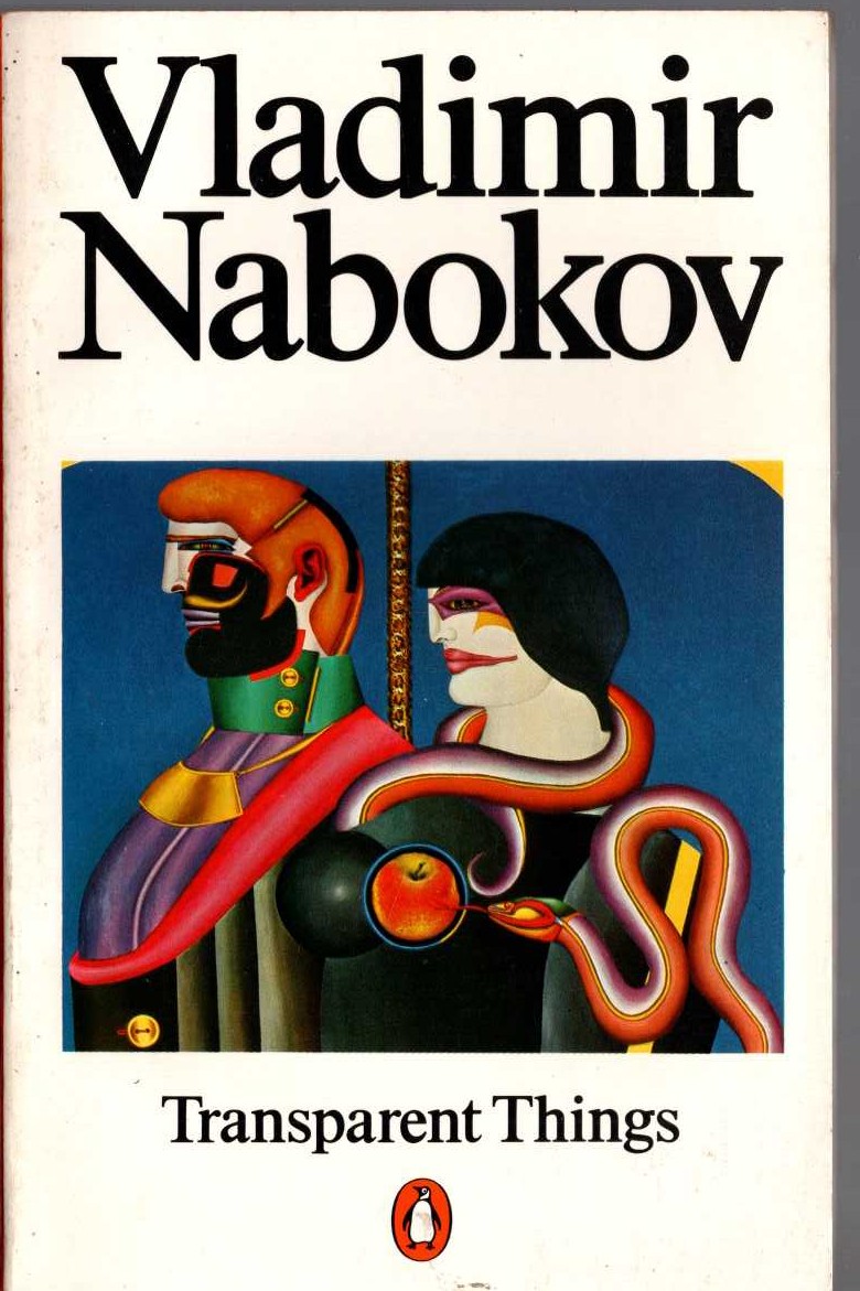 Vladimir Nabokov  TRANSPARENT THINGS front book cover image