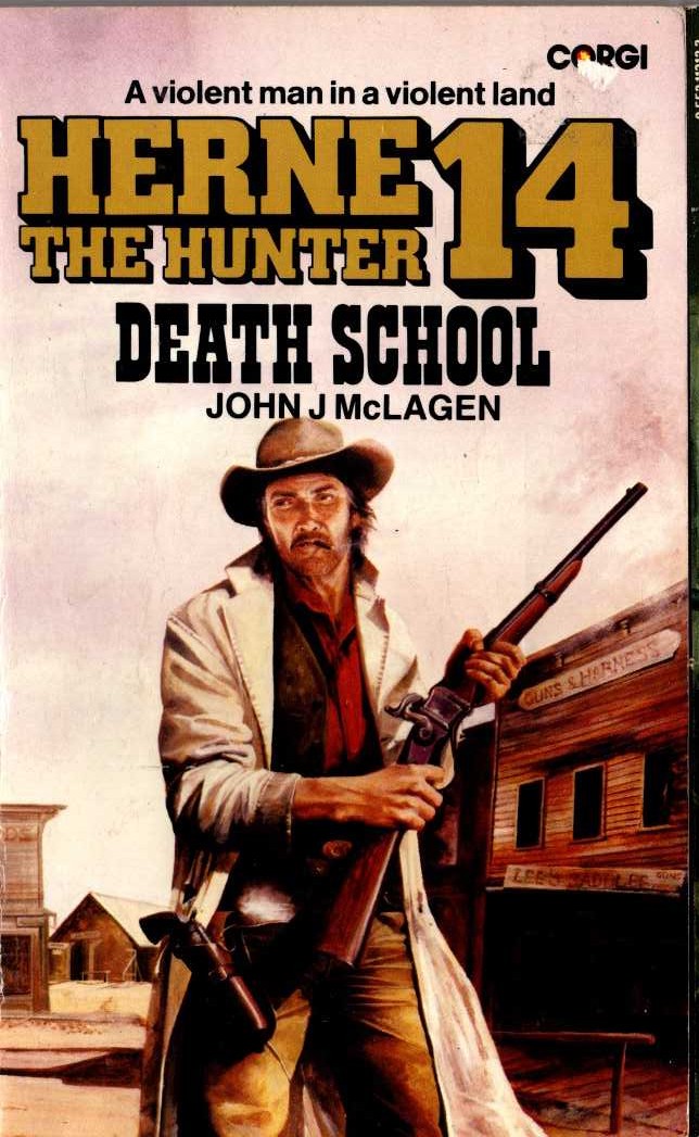John McLaglen  HERNE THE HUNTER 14: DEATH SCHOOL front book cover image