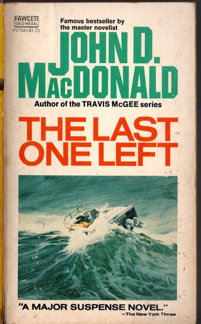 John D. MacDonald  THE LAST ONE LEFT front book cover image