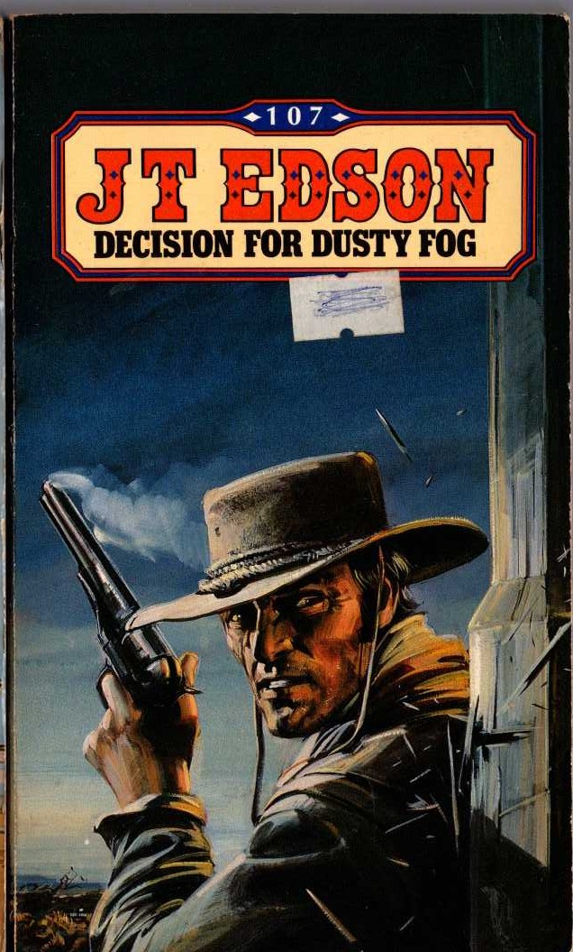 J.T. Edson  DECISION FOR DUSTY FOG front book cover image