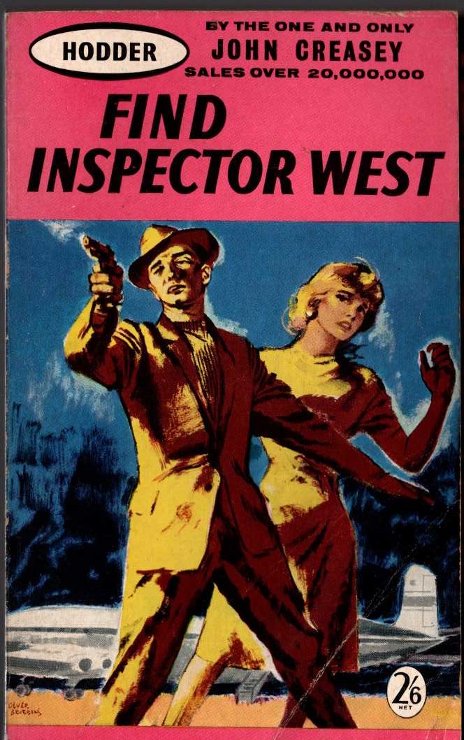 John Creasey  FIND INSPECTOR WEST front book cover image