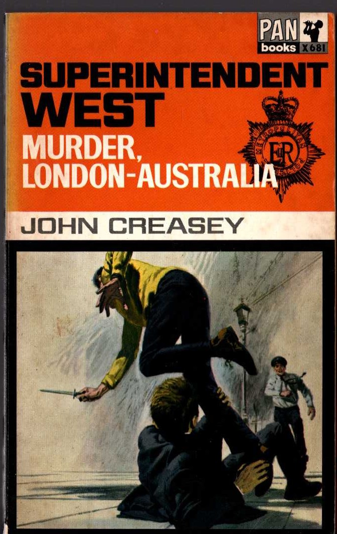 John Creasey  MURDER, LONDON - AUSTRALIA front book cover image