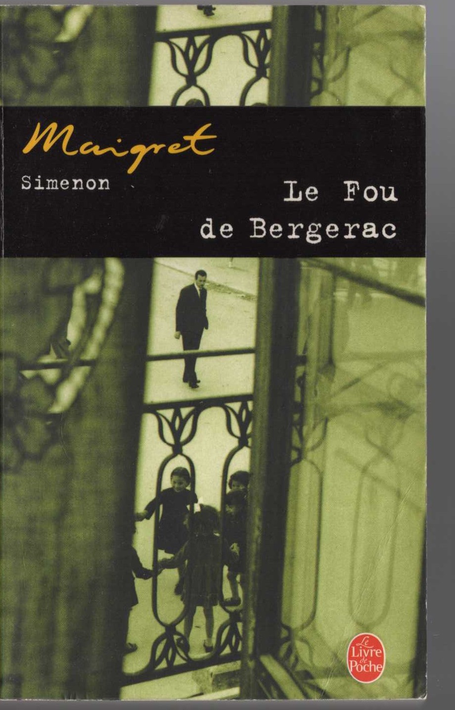 Georges Simenon  LE FOU DE BERGERAC front book cover image
