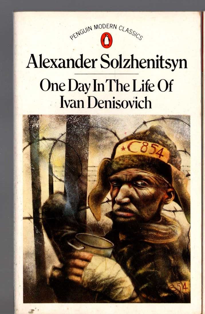 Alexander Solzhenitsyn  ONE DAY IN THE LIFE OF IVAN DENISOVICH front book cover image