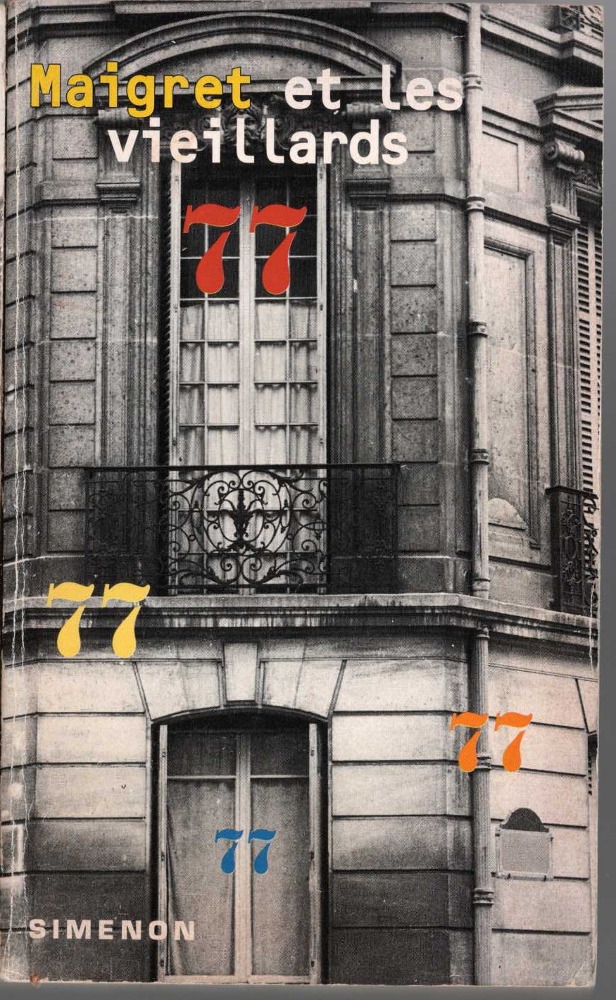 Georges Simenon  MAIGRET ET LES VIEILLARDS front book cover image