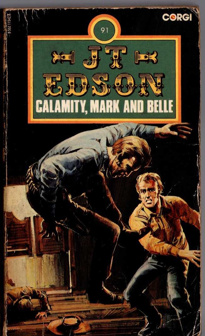 J.T. Edson  CALAMITY, MARK AND BELLE front book cover image