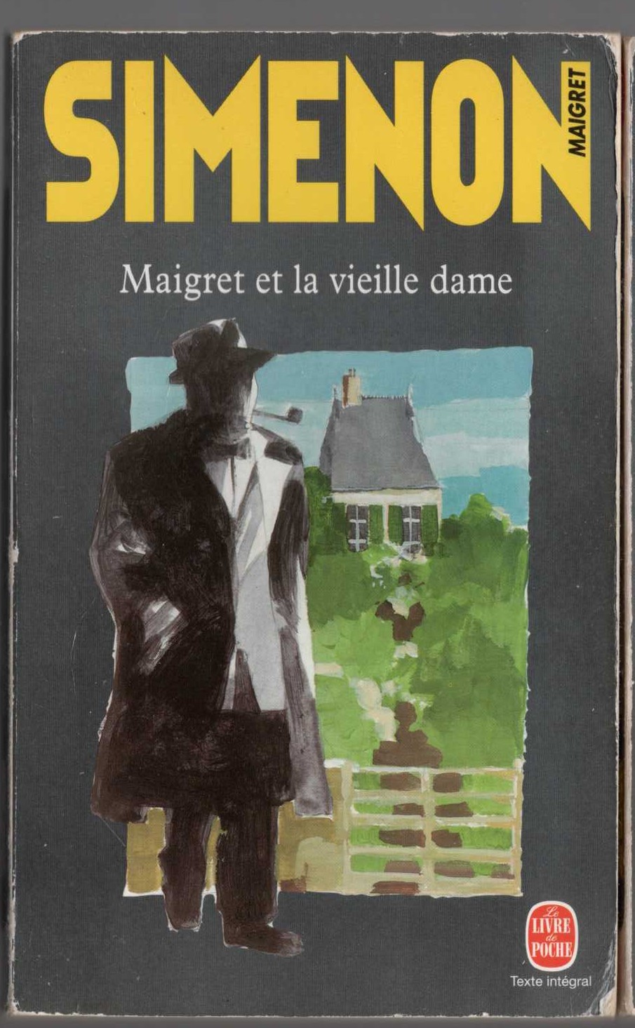 Georges Simenon  MAIGRET ET LA VIEILLE DAME front book cover image