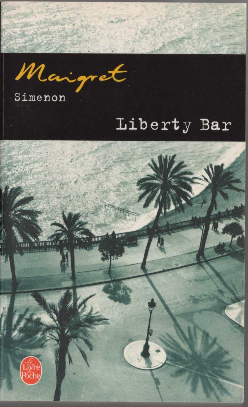 Georges Simenon  LIBERTY BAR front book cover image
