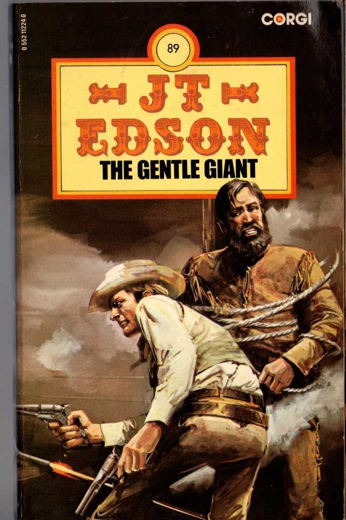 J.T. Edson  THE GENTLE GIANT front book cover image