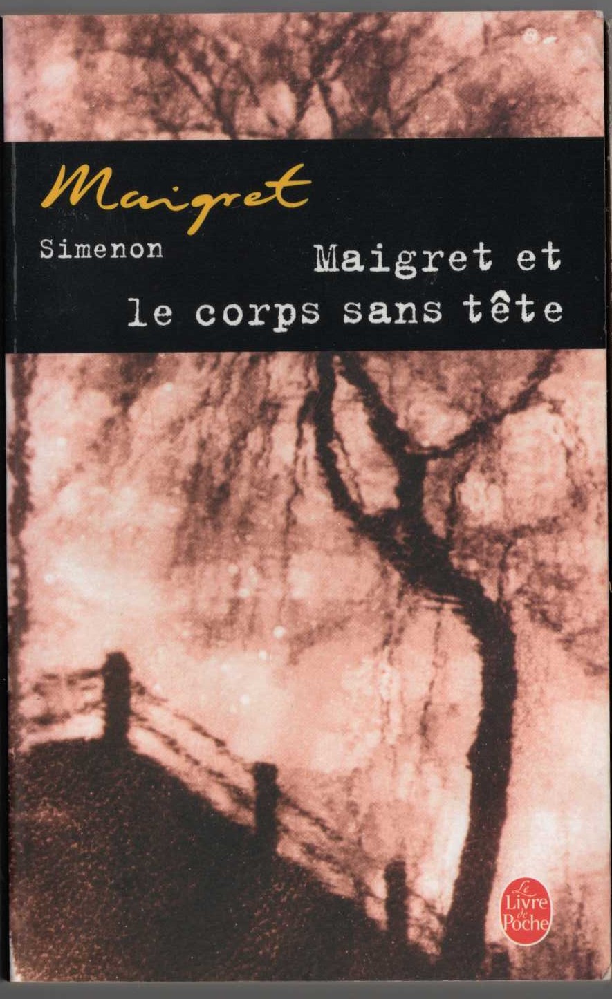 Georges Simenon  MAIGRET ET LE CORPS SANS TETE front book cover image