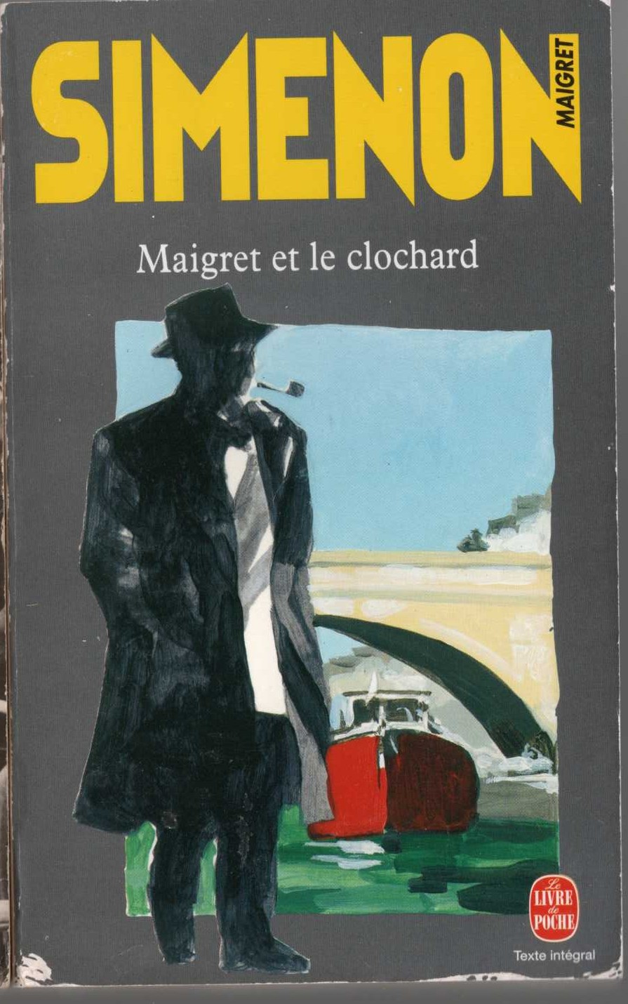 Georges Simenon  MAIGRET ET LE CLOCHARD front book cover image