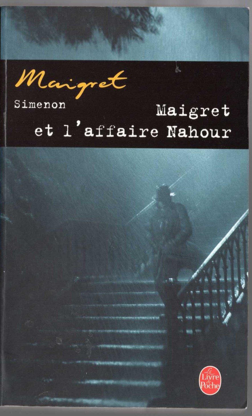 Georges Simenon  MAIGRET ET L'AFFAIRE NAHOUR front book cover image