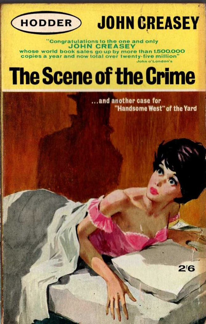 John Creasey  THE SCENE OF THE CRIME (Roger West) front book cover image