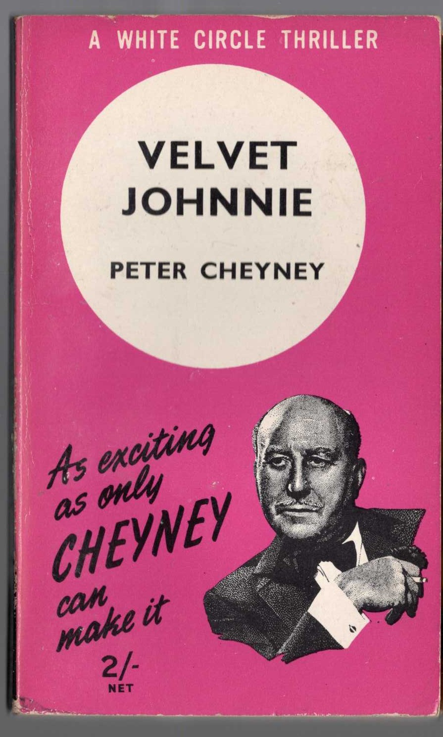 Peter Cheyney  VELVET JOHNNIE front book cover image