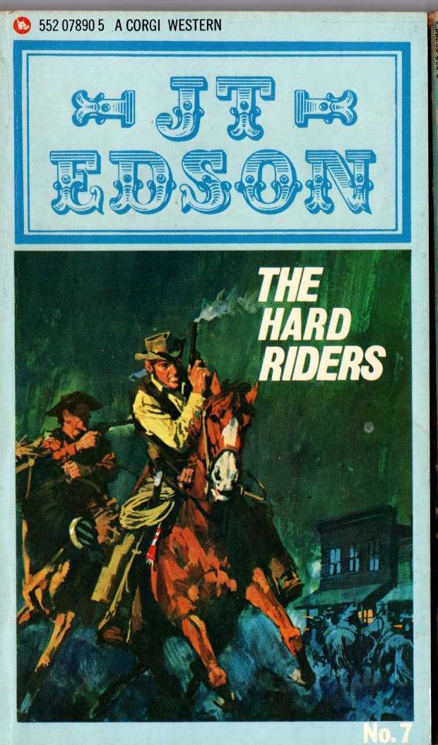 J.T. Edson  THE HARD RIDERS front book cover image
