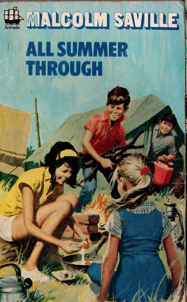 Malcolm Saville  ALL SUMMER THROUGH front book cover image