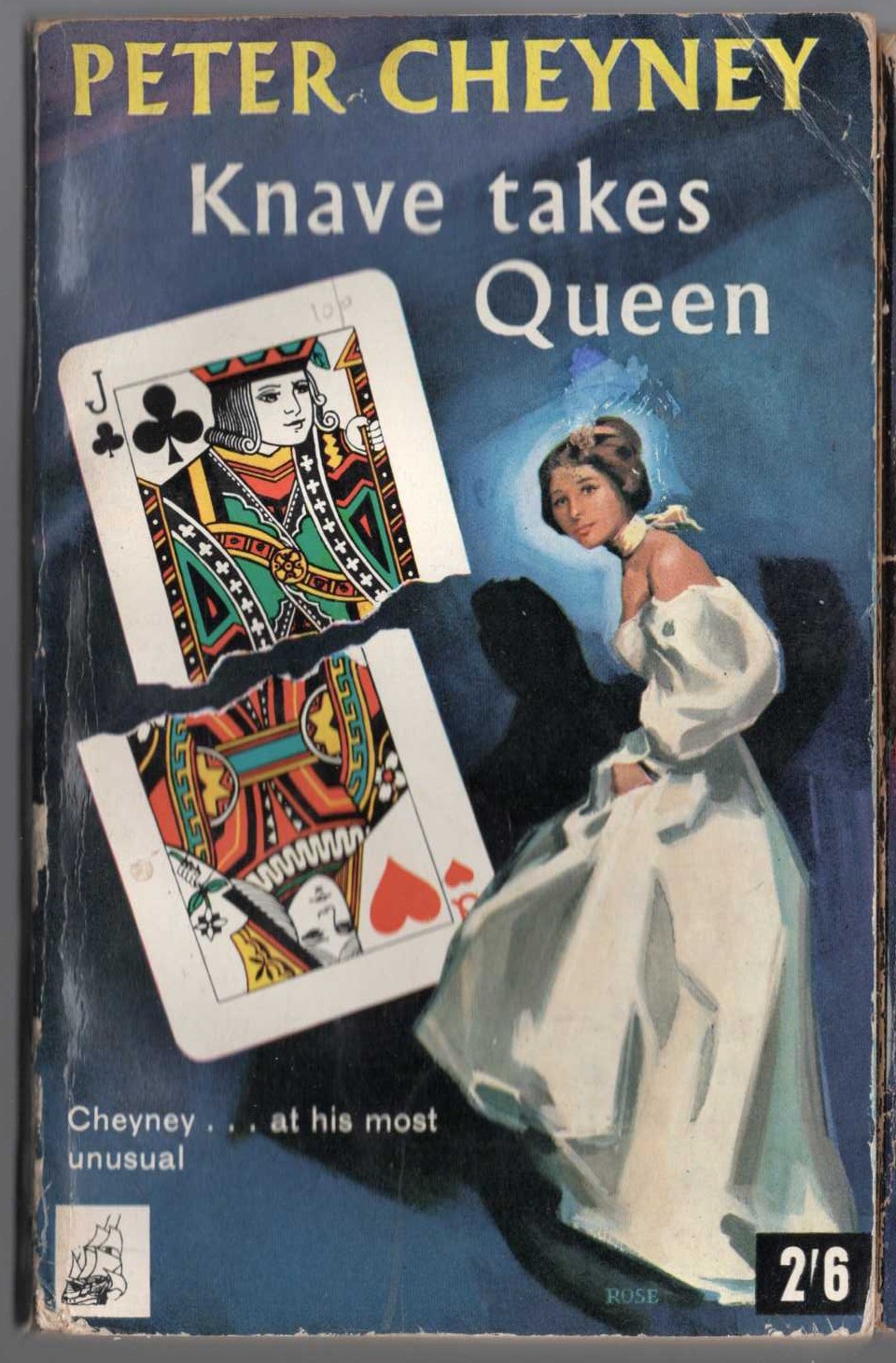 Peter Cheyney  KNAVE TAKES QUEEN front book cover image