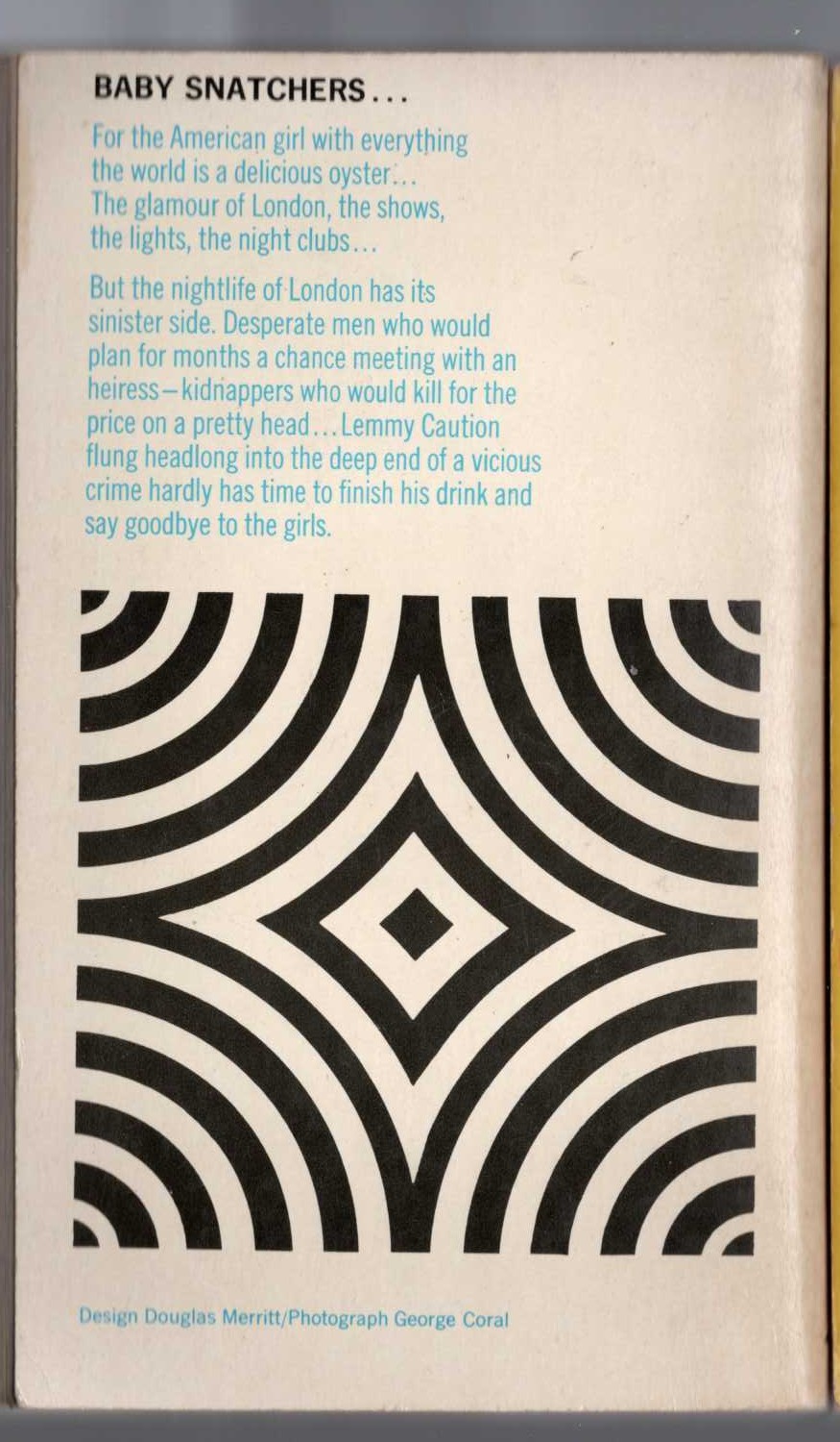Peter Cheyney  THIS MAN IS DANGEROUS magnified rear book cover image