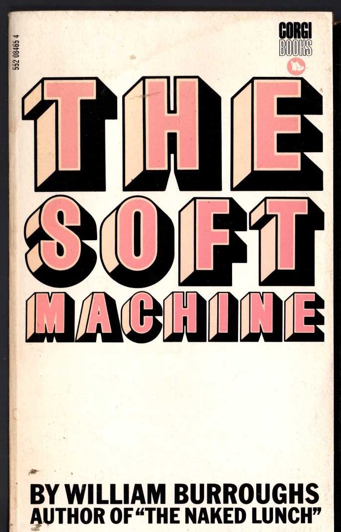 William S. Burroughs  THE SOFT MACHINE front book cover image