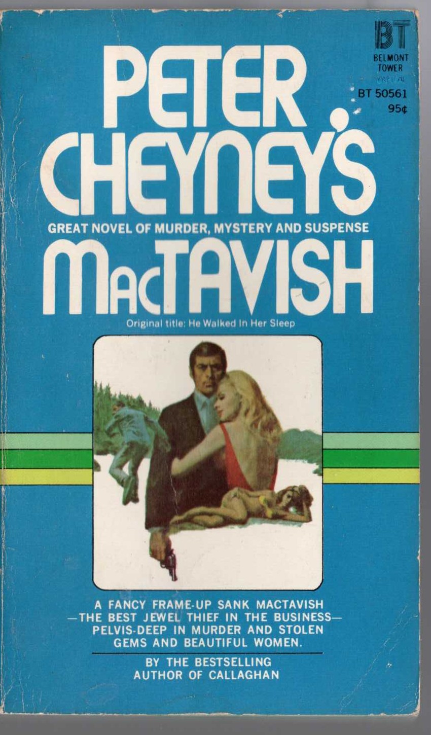 Peter Cheyney  MacTAVISH front book cover image