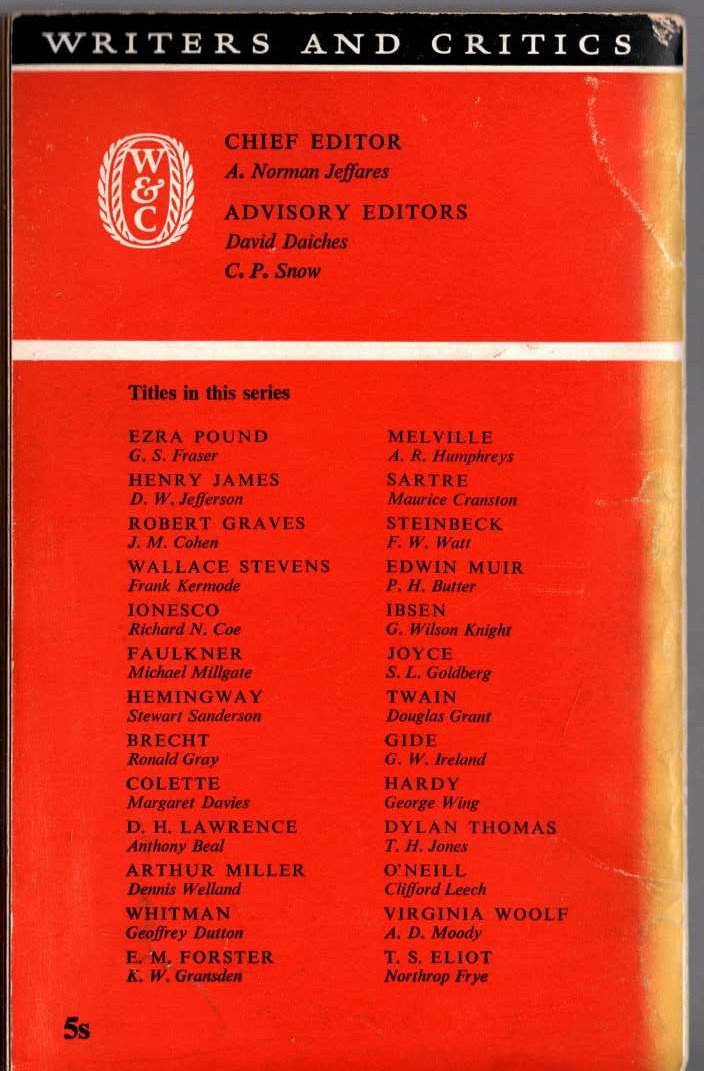 (T.H.Jones) DYLAN THOMAS magnified rear book cover image