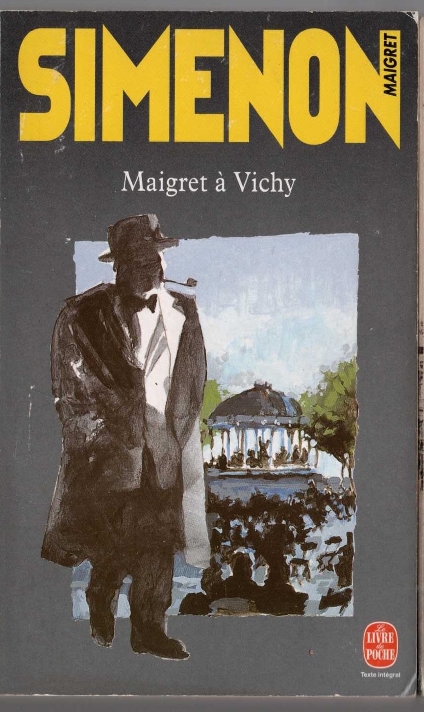 Georges Simenon  MAIGRET A VICHY front book cover image