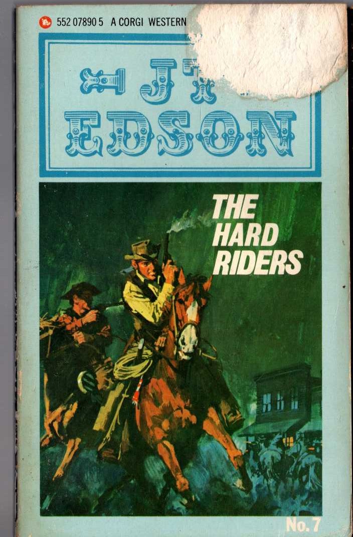 J.T. Edson  THE HARD RIDERS front book cover image