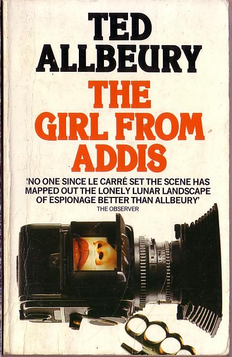 Ted Allbeury  THE GIRL FROM ADDIS front book cover image