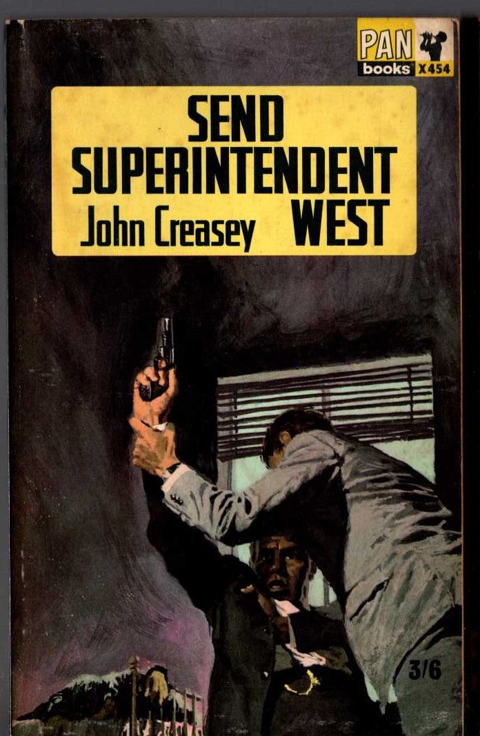 John Creasey  SEND INSPECTOR WEST front book cover image